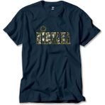 Nirvana Logo ve Yazı Lacivert Tişört - XS