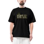 Nirvana Logo ve Yazı Oversize Siyah Tişört