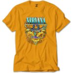 Nirvana Poster Sarı Tişört Liyada - 3XL