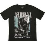 Nirvana Tişört-Kurt Cobain L - Siyah