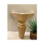 NİRVANA WOOD 6x6x15 cm Ahşap koltuk kanepe komidin baza tv ünitesi mobilya Kulaklı ayak