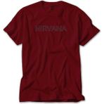 Nirvana Yazı Kırmızı Tişört - XS