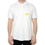 Nirvana Yazı Sarı Polo Yaka Beyaz Tişört - XL