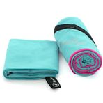 NirvanaShape ® Mikrofiber el havluları | emici, hafif, hızlı kurur | banyo havluları, seyahat havluları, spor havluları | seyahat, fitness, yoga, sauna için ideal