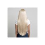 Nisa Hair 70CM Gerçek İnsan Saçı Yarımay Çıt Çıt 150GR - #613 Platin
