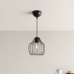 Nisa Luce Burgaz Siyah 65x20x20 cm Modern Tekli Avize