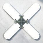 Nisa Luce Pervane LED Ampul 45W Beyaz Işık 6500K
