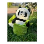 nisa toys Yumuşacık Peluş Çantalı Bambu Panda Oyuncak Şirin Sevimli Çocuklar İçin Oyuncak