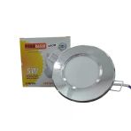 Nisaluce 5W Led Spot Armatür Krom Kasa 6500K Beyaz Işık 10 Adet