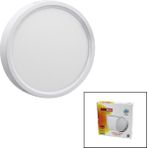 Nisaluce EPL-18SÜ 18W Beyaz Metal Kasa Sıva Üstü Yuvarlak LED Slim Panel 1260LM BEYAZ=6500K 30.000 Saat Ömür (5405)