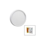 Nisaluce Epl-18Sü 18W Beyaz Metal Kasa Sıva Üstü Yuvarlak Led Slim Panel 1260Lm Beyaz=6500K 30.000 Saat Ömür (5433)