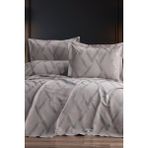 Nisan 3 Parça Çift Kişilik Pike Takımı 240X260 Bej