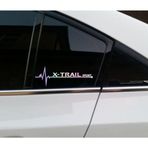 Nisan Xtrail Yan Cam Sticker Oto Kapı 20 Cm X 7 Cm Holo-chroma