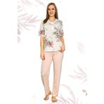 Nisanca 7253 Pembe Kadın Pijama Takımı