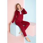 Nisanca Uzun Kollu Bambu Anne Pijama Takımı- Genç Anne Serisi