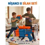 Nişancı 8 Dart Atıcı Oyuncak Silahlar - Standart