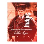 Nişantaşı Grup 150x200 19 mayıs Atatürkü anma,gençlik ve spor bayramı kumaş pano