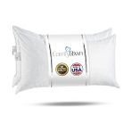 Nisar Store 16X24 Dekoratif Kırlent Içi, Kuş Tüyü ve Tüy DOLGUSU,%100 Pamuk Kılıf 233 Iplik Sayısı, Dikdörtgen Yastık Içi - Abd'de Üretilmiştir (2 Paket) - 10 cm - 0002R72