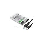 Nisar Store 2.5 Sata Type C USB 3.1 USB 3.0 Şeffaf Harici SSD HDD Hard Disk Kutusu 4389 - 1 GB