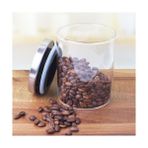 Nisar Store 300 ml Vakumlu Metal Kapaklı Borosilikat Cam Kavanoz (8.5CM*10CM) 1 Adet - 0 Siyah - Option-1