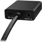 Nisar Store 4674 VGA To HDMI Çevirici Dönüştürücü Adaptör Kablo Ucu Çevirici - 0 - Siyah - Option-1