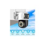 Nisar Store 4mp Yoosee Çift Lens Ip Kamera - Wıfı Açık Otomatik Izleme, Su Geçirmez Kablosuz Güvenlik Ev Kamerası, Renkli Gece Görüş - Option-1