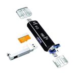 Nisar Store 5068 Otg 3 In 1 Type-C ve Micro USB Tf Çevirici Dönüştürücü Kart Okuyucu - Option-1