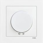 Nisar Store 55 Beyaz Pro Dimmer Rl 20 500W C1 Mekanizma - Option-1 - Ahşap
