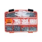 Nisar Store All Fasteners 320PARÇA 12 Çeşit Vida Seti, Dübelli Sunta Vidası Seti,matkap Ucu Uç ve Takım Çantası - Option-1