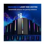 Nisar Store Ampligame A22 Rgb Gaming Hoparlör - Subwoofer'lı Pc Ses Sistemi - 3.5mm Aux Girişli - Masaüstü ve Tv Uyumlu - 0 - Siyah - Option-1