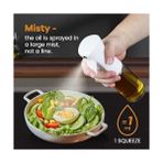 Nisar Store Cam Yağ Sprey Şişesi 200ML – Manuel Basınçlı Zeytinyağı Püskürtücü, Gıda Uyumlu Yağ Şişesi, Airfryer, Salata ve Fırın Yemekleri Için Mutfak Spreyi, Çok Amaçlı Sprey Şişesi, Evınto