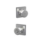 Nisar Store F40 Bwe 625 Col Bowery Topuz Collins Yatak ve Banyo Gizlilik Kapı Kilidi, Parlak Krom - 001-Renkli - Option-1