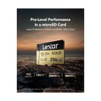 Nisar Store Gold 256GB Mikro Sd Kart, Microsdxc Uhs-Iı Bellek Kartı, V60, U3, A1, C10 Microsd Kart, 280MB/S'YE Kadar Okuma, Drone/aksiyon Kamerası/uhs-Iı Taşınabilir Oyun Cihazı Için (LMSGOLD256G-BNNNG) - Option-1