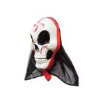 Nisar Store Halloween Maske Iskelet Tüllü Kırmızı Beyaz - Option-1
