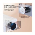 Nisar Store JS02 Asla Bırakmayan Kilit Vakum Ile Tutucunun Düşmesine Son!!!! Süper Mıknatıslar Ile Harika Tutuş Bütün Cep Telefonları Navigasyonlar ve Tabletler Için Araç Tutucu Masaüstü Stand (Siyah) - Option-1 - 000-Siyah