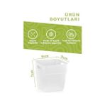 Nisar Store Life 12 Adet Buzdolabı Kapak Içi Düzenleyici ve Banyo Organizer MIT1104 - 001-Renkli - Option-1