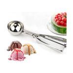 Nisar Store Makkam Dondurma ve Kurabiye Şekillendirme Kaşığı (1, Metal, Large) - Option-1