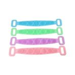 Nisar Store Mavi Renk, Çift Taraflı, Silikon Duş, Banyo Sırt Lifi, Sırt Temizlik Palası, Silikon Fırçası (Uzunluk 70 Cm) - Option-1