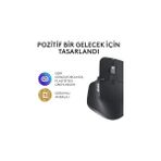 Nisar Store Mx 3s Performans Kablosuz Mouse, 8.000 Dpı, Sessiz, Ergonomik, Ultra Hızlı Kaydırma, Çoklu Cihaz Özelliği, Bluetooth, Logi Bolt USB Alıcı, Siyah - Option-1 - 001-Renkli