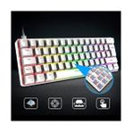 Nisar Store Oyuncu Klavyesi Rgb Klavye 20 Modlu Ayarlanabilir Renk Seçeneği Rgb Suya ve Toza Dayanıklı Klavye Oyun Klavyesi Oyuncu Klavye Mekanik Klavye Aydınlatmalı Klavye Mavi Switch (Beyaz) - Option-1 - 001-Renkli