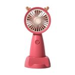 Nisar Store Şarjlı Mini Fan Taşınabilir Vantilatör Mini El Fanı Askılı Vantilatör Güçlü Taşınabilir ve Stantlı Fan Masaüstü 24903 Asorti Renk - 001-Siyah
