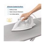 Nisar Store Savuk 4 Katmanlı Ütü Masası Kılıfı,ütü Masası Örtüsü,ütü Masası Bezi,silikon Kaplı Isı Dayanıklı 55X135 cm Gri Renk - Option-1 - 001-Renkli