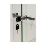 Nisar Store Sürgülü Cam Kilidi, 140 Mm, Gövde, Krom Kaplama, 3-6 mm Kalın Cam Kapak Için, 2 Yedek Anahtarlı, Güvenlik Kilidi, Cam Dolap, Vitrin, Sürgü Kapak Uyumlu, Kolay Montaj - Option-1