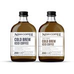Nish Coffee Cold Brew 2'li Set (Şekerli-Şekersiz) 2x200 ML