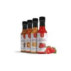 Nish Kahve Petibör, Irish Cream, Toffee Nut, Çilek Aromalı Şurup 4'lü Set 4x250 Mililitre