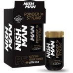 Nish Man P5 20 gr Sert Doku Pudra Wax Kalıcı Saç Parfümü ile Oynanabilir Yapı Sağlar