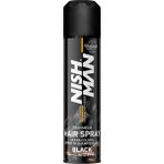 Nish Man Renkli Saç Spreyi Siyah 150 ml Amonyaksız Canlı Renkler İçin Etkili Koruma