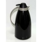 Nishev.com Evini Sev Cam Iç Hazneli Vakumlu Termos 1.0 Litre - Sıcak ve Soğuk Tutucu Siyah