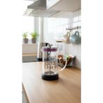 Nishev.com Evini Sev French Press - Filtre Kahve ve Bitki Çayı Demliği 600 ml Siyah - Standart - Renkli