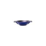 Nishev.com Evini Sev Sürel Wok Tava 35 cm Koyu Mavi Demir Döküm